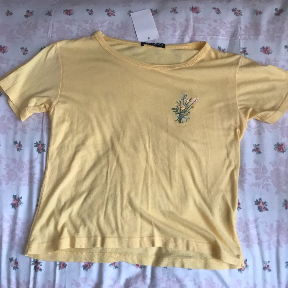 RARE yellow floral shirt